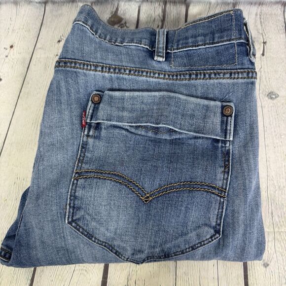 Levis 969 Jeans Men’s Size 42x32 Medium Washed Loose Straight Fit Western - Picture 1 of 16